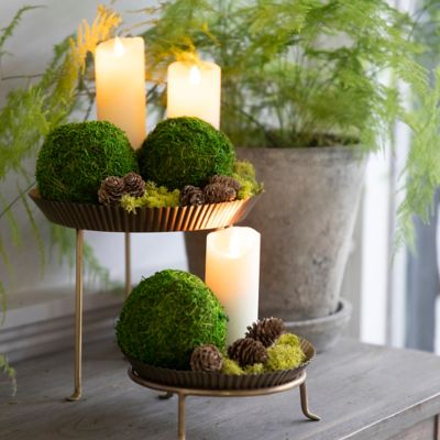 Natural Moss Balls, Set of 3 - Terrain