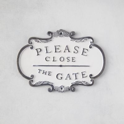 Please Close the Gate Sign
