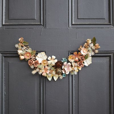 Iron Floral Swag