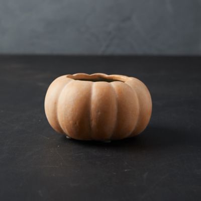 Ceramic Pumpkin Planter, Mini