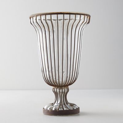 Fluted Glass Vase