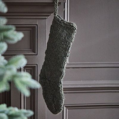 Chunky Knit Wool Stocking