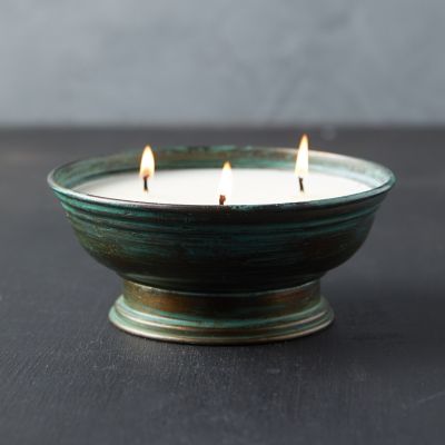 Himalayan Antiqued Copper Candle, Bourbon Vanilla