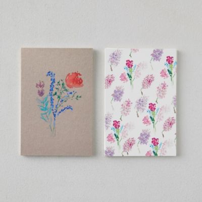 Pink Florals Postcards, Set of 20