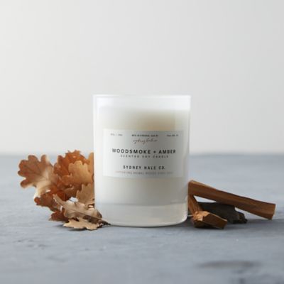 Sydney Hale Candle, Woodsmoke + Amber Terrain