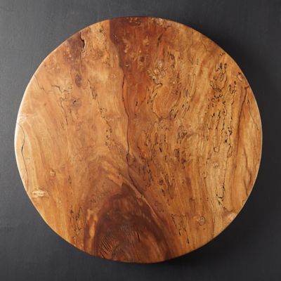 Herringbone Wood Round Board