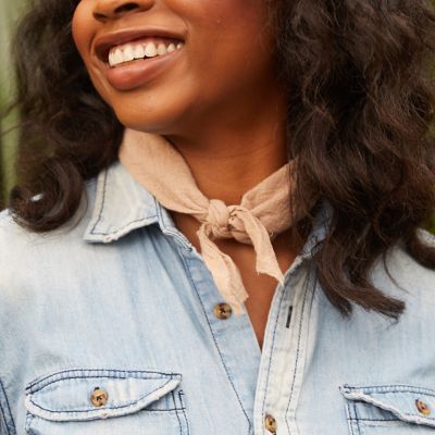 Plant-Dyed Cotton Bandana