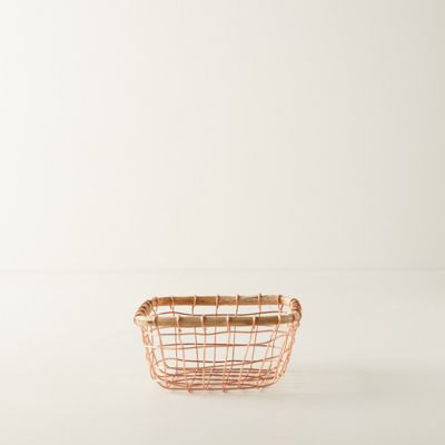 Copper Wire Basket, Small Terrain