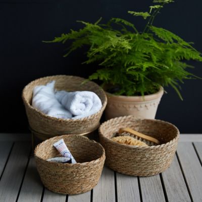 Seagrass Mini Baskets, Set of 3