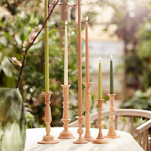 View larger image of Shop the Look: The Taper + Wood Candlestick Collection