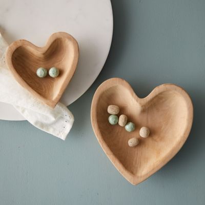 Teak Root Heart Bowl