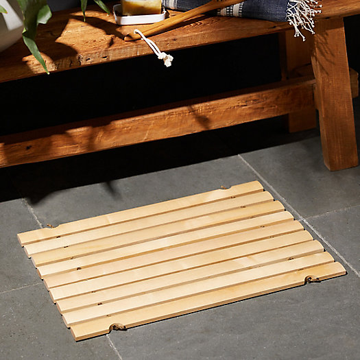 View larger image of Slatted Birch Bath Mat