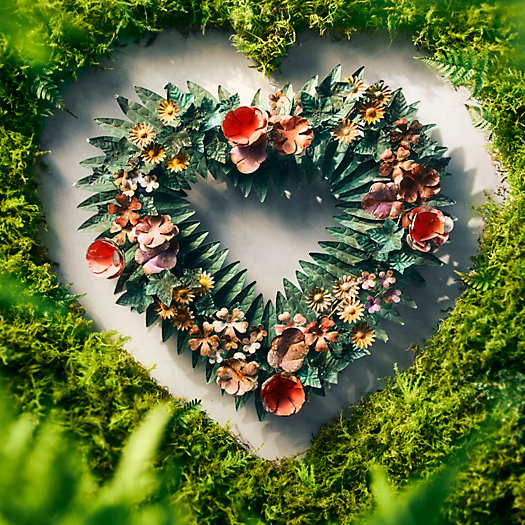 Iron Heart Leaf Wreath