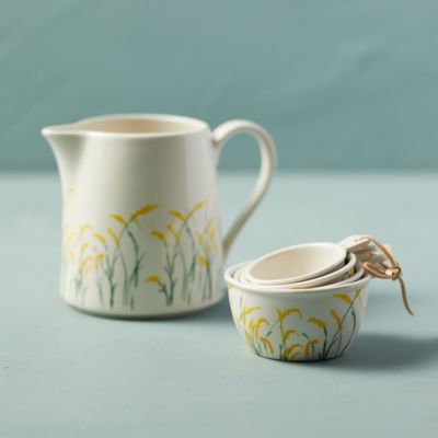 Goldenrod Ceramic Measuring Cups