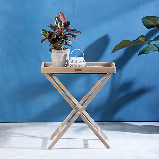 View larger image of Folding Teak Tray Table