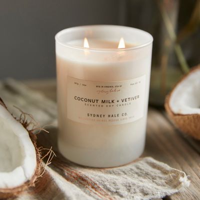 Sydney Hale Candle, Coconut Milk + Vetiver