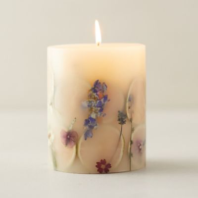 Pressed Botanicals Candle, Lavender