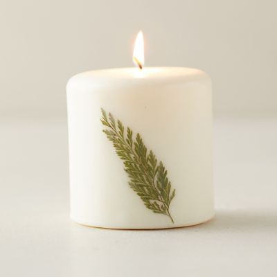 Botanical Pillar Candle, Forest