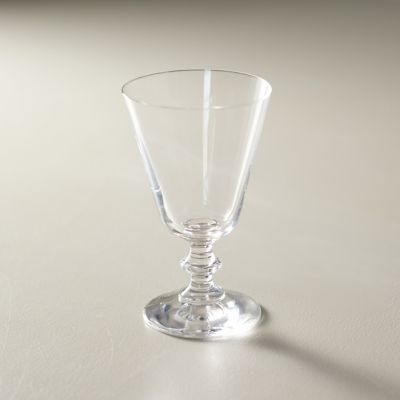 Stacked Stem Glass Goblet