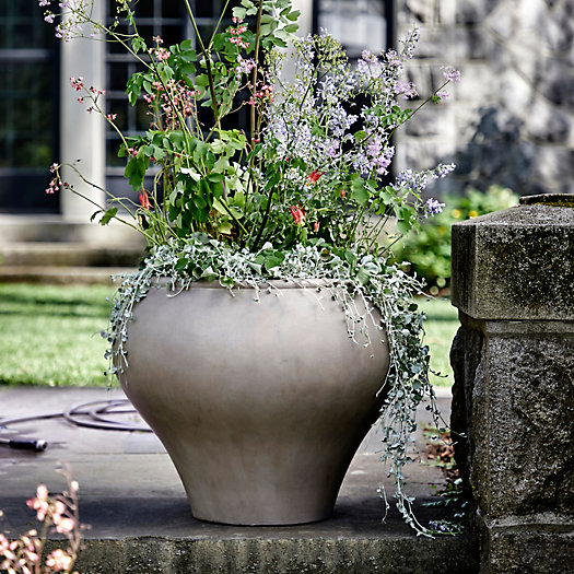 View larger image of Fiber Vase Planter, Natural