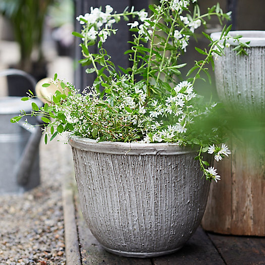 View larger image of Textured Ceramic Bell Planter