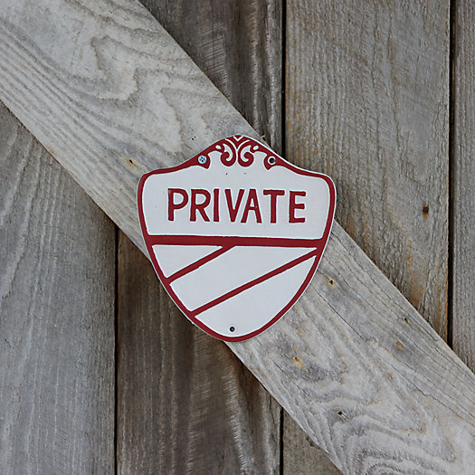 View larger image of Private Sign
