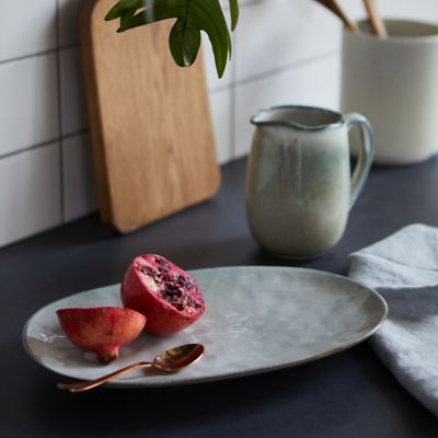 Textured Ceramic Serving Tray
