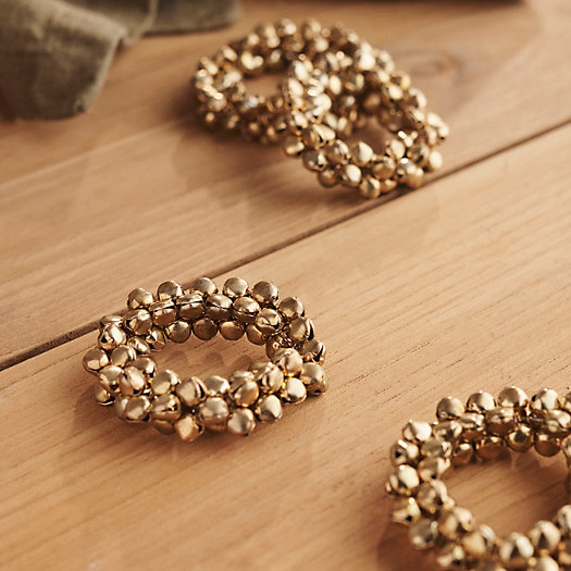 View larger image of Jingle Bell Napkin Ring Holders, Set of 4
