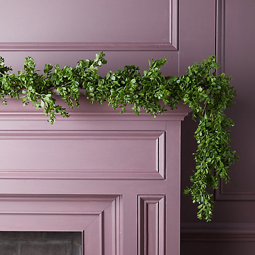 View larger image of Faux Boxwood Garland