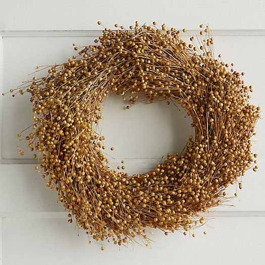 View larger image of Dried Flax Wreath
