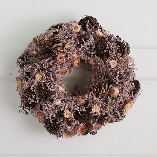View larger image of Preserved Mossy Florals Wreath