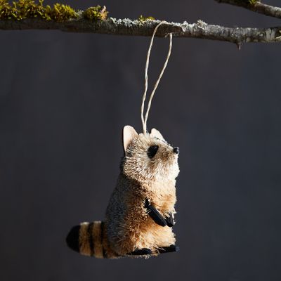Raccoon Brush Ornament