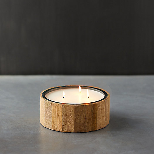 View larger image of Wood Plank Citronella Candle
