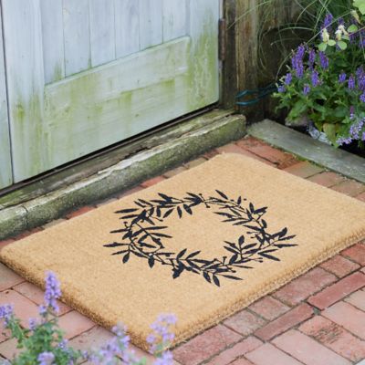 Texas Home for the Holidays Coir Door Mat