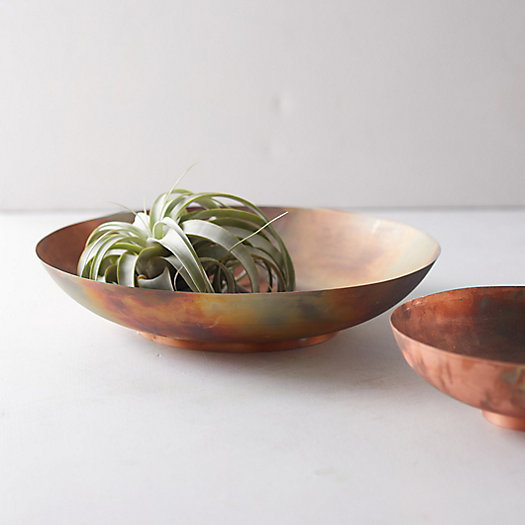 View larger image of Antiqued Copper Decorative Bowl
