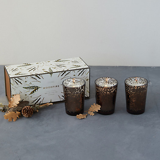 View larger image of Illume Luxe Votives Set, Woodfire