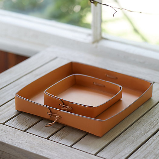 View larger image of Recycled Leather Storage Tray