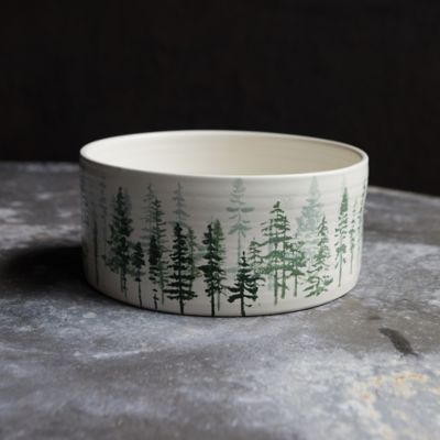 Evergreen Ceramic Serving Bowl