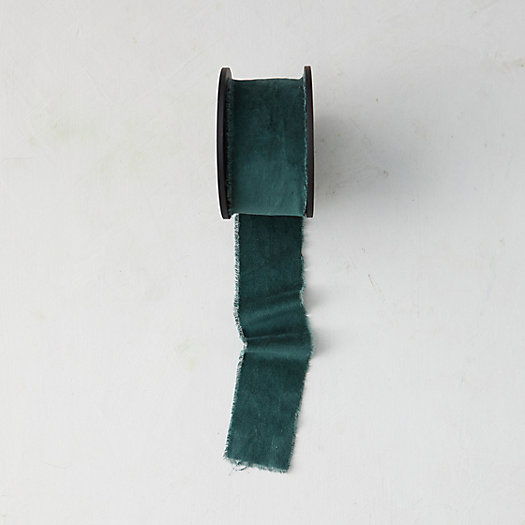 View larger image of Antiqued Frayed Velvet Ribbon