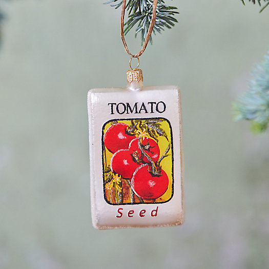 View larger image of Tomato Seed Glass Ornament