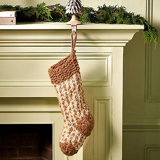 View larger image of Herringbone Knit Stocking