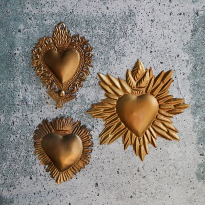 Gilded Hearts, Set of 3