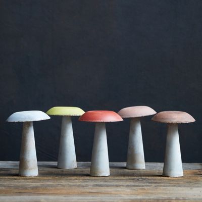 Colorful Iron Mushroom, Flat Top
