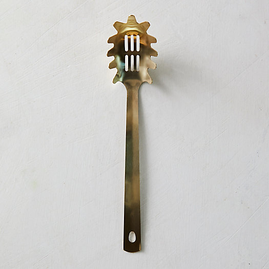 View larger image of Gold Pasta Serving Spoon