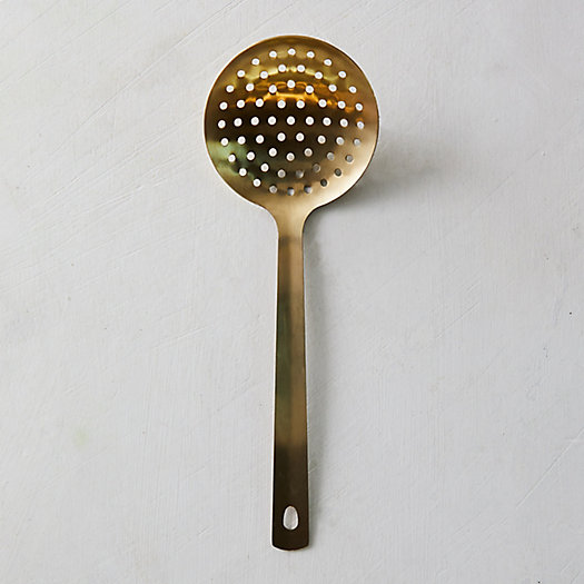 View larger image of Gold Slotted Skimmer Spoon
