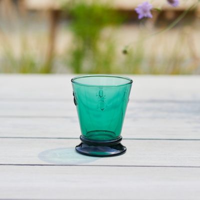 Colored Glass Bee Tumbler