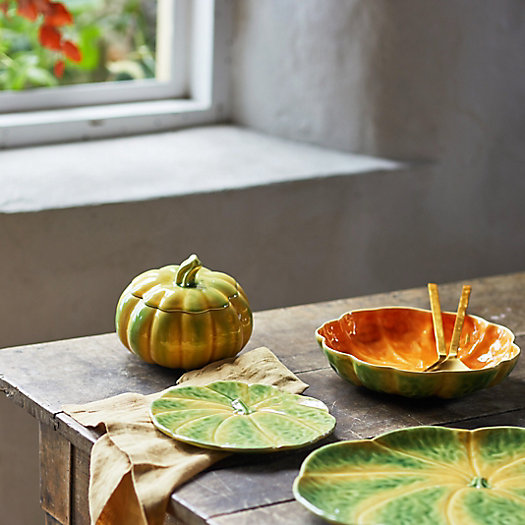 View larger image of Ceramic Pumpkin Plate