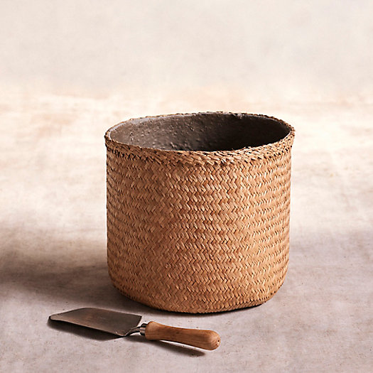 View larger image of Woven Seagrass U Planter, 13"