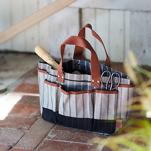 View larger image of Striped Garden Tote Bag