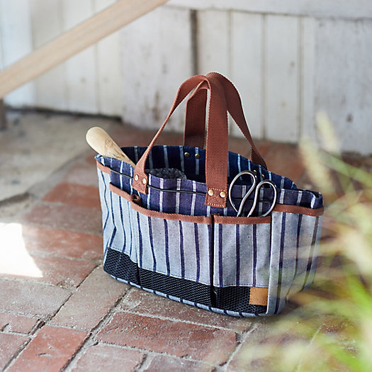 View larger image of Striped Garden Tote Bag
